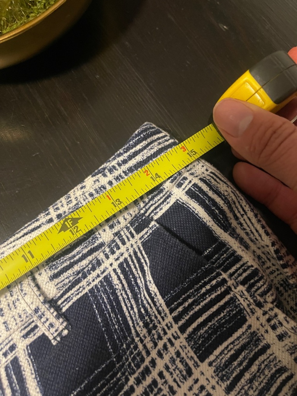 Paul Stuart Woman’s Japanese Plaid Cotton Pants - Picture 7 of 7